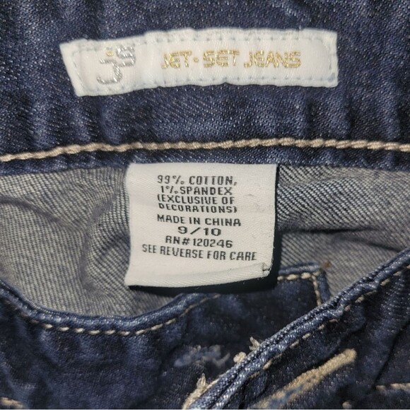 Jet-Set Jeans Size 9/10 - Picture 3 of 3